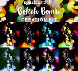 极品PS动作－散景光斑：Bokeh Bomb Creation Kit